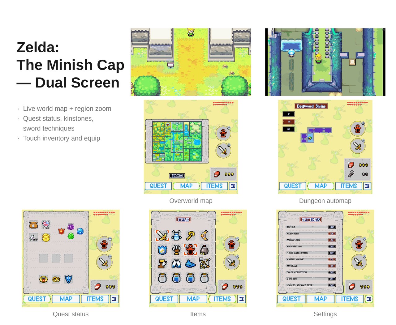 The Legend of Zelda: The Minish Cap — скриншот 1