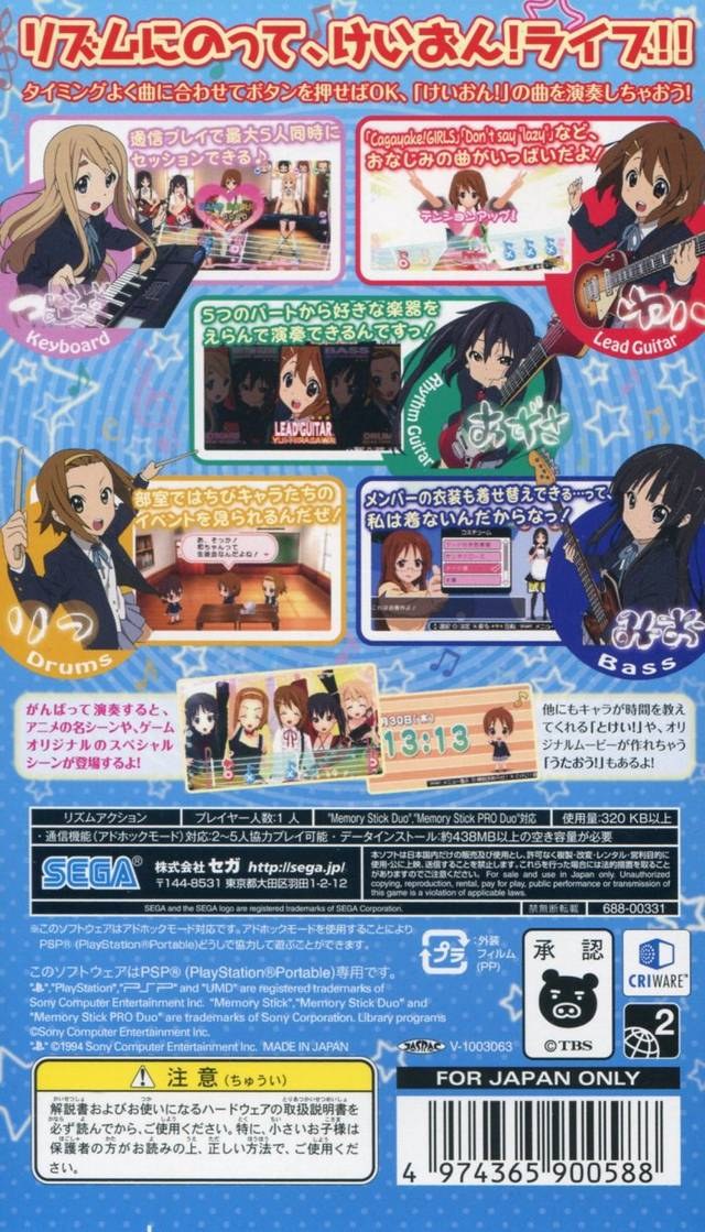 K-On! Houkago Live!! — скриншот 2